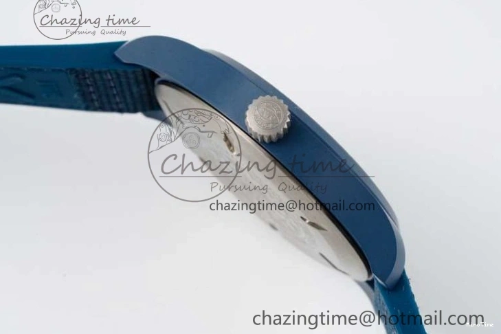 MIROTIME 0209 Mark XVIII IW328101 Blue Ceramic M+F 1:1 Best Edition Blue Dial on Blue Nylon Strap A Efficient 7066